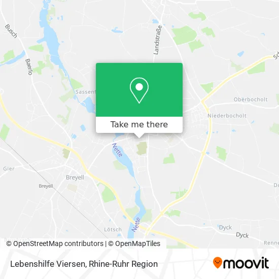 Карта Lebenshilfe Viersen