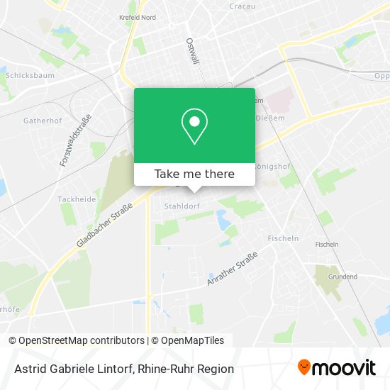 Astrid Gabriele Lintorf map