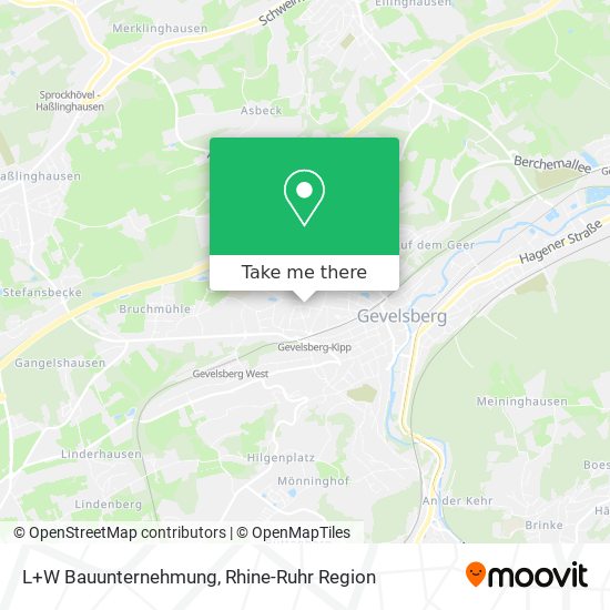 L+W Bauunternehmung map