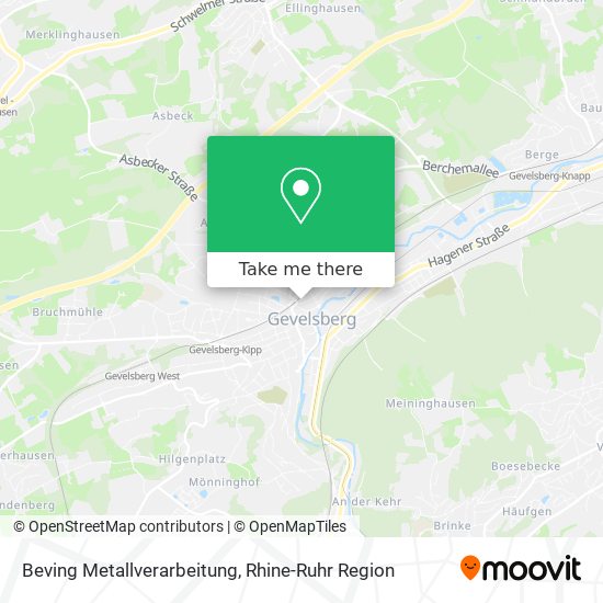 Beving Metallverarbeitung map