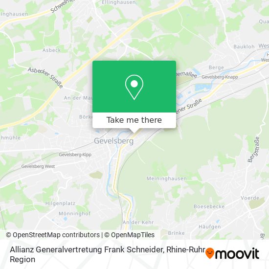 Allianz Generalvertretung Frank Schneider map