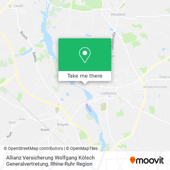 Allianz Versicherung Wolfgang Kölsch Generalvertretung map