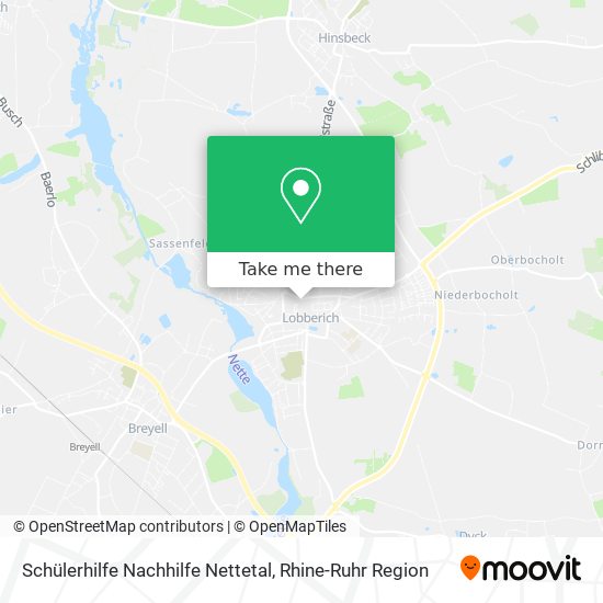 Schülerhilfe Nachhilfe Nettetal map