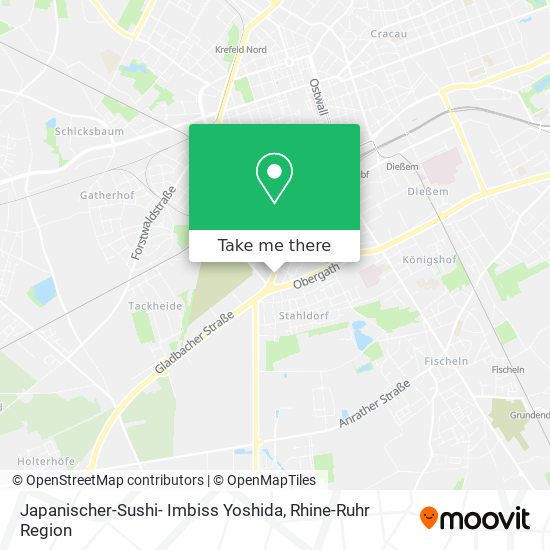 Japanischer-Sushi- Imbiss Yoshida map