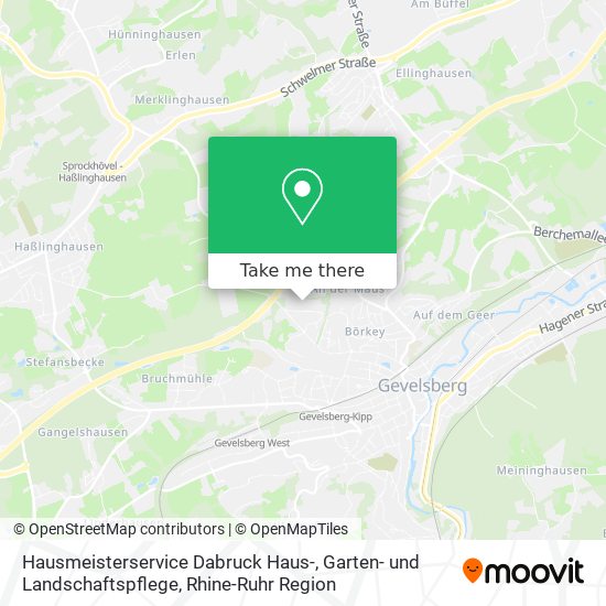 Hausmeisterservice Dabruck Haus-, Garten- und Landschaftspflege map