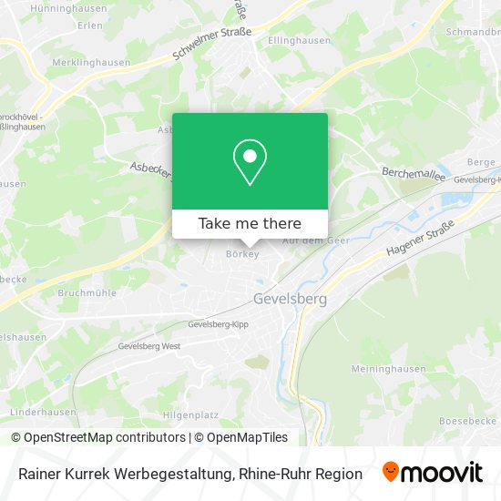 Rainer Kurrek Werbegestaltung map