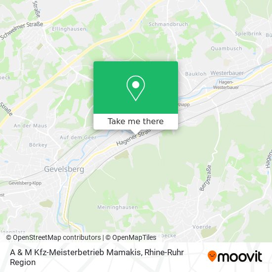 A & M Kfz-Meisterbetrieb Mamakis map