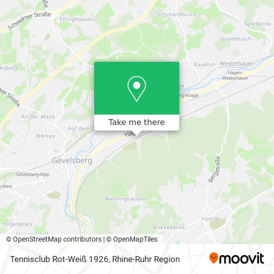 Tennisclub Rot-Weiß 1926 map