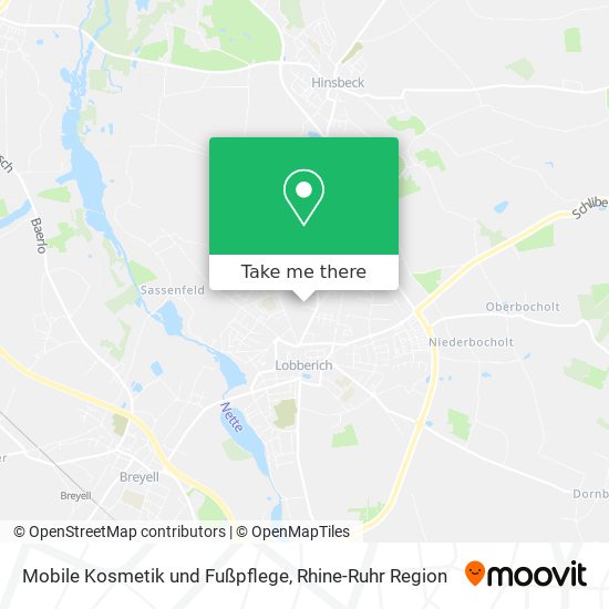 Карта Mobile Kosmetik und Fußpflege