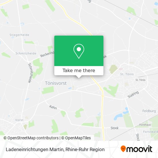 Ladeneinrichtungen Martin map