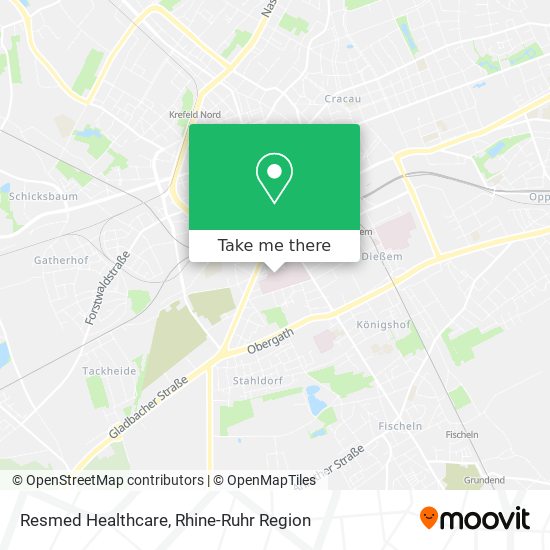 Resmed Healthcare map