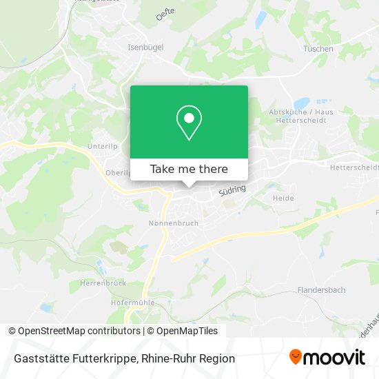 Gaststätte Futterkrippe map