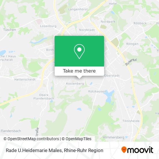 Rade U.Heidemarie Males map