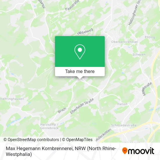 Карта Max Hegemann Kornbrennerei