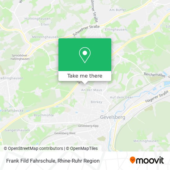 Frank Fild Fahrschule map