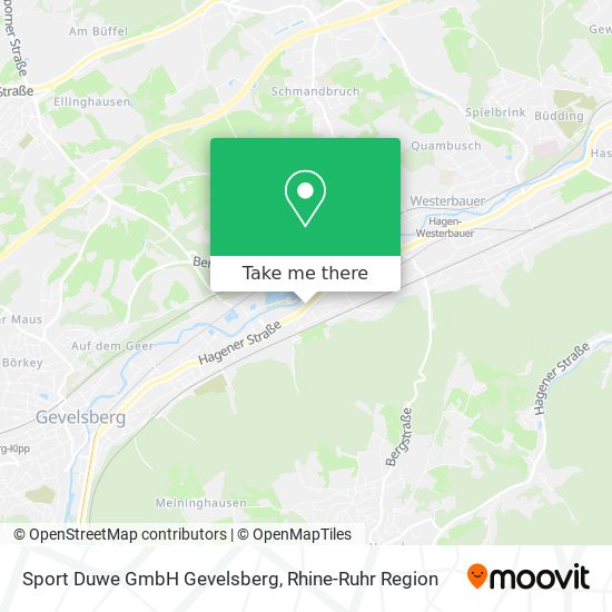 Sport Duwe GmbH Gevelsberg map