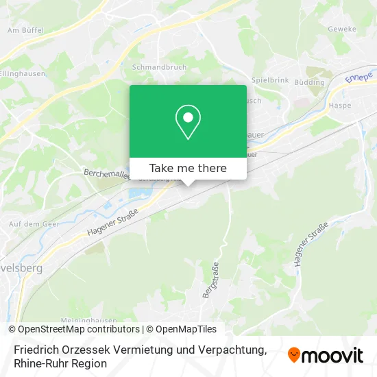Карта Friedrich Orzessek Vermietung und Verpachtung