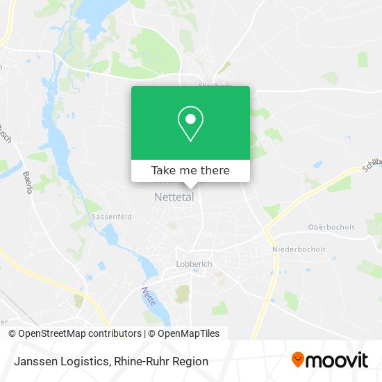 Janssen Logistics map