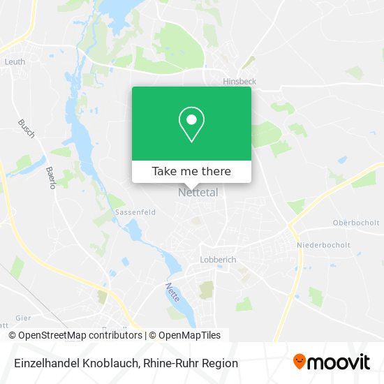 Einzelhandel Knoblauch map