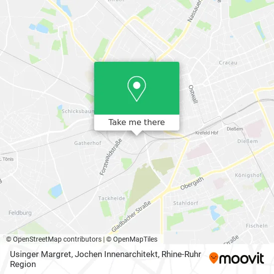 Usinger Margret, Jochen Innenarchitekt map