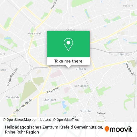 Heilpädagogisches Zentrum Krefeld Gemeinnützige map