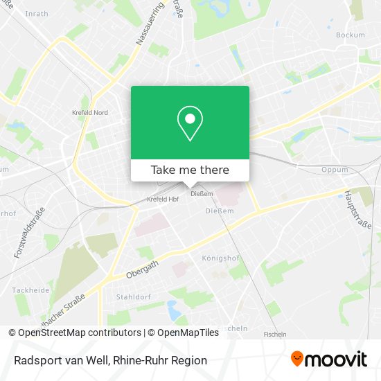 Radsport van Well map