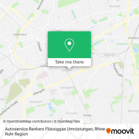 Карта Autoservice Rankers Flüssiggas Umrüstungen