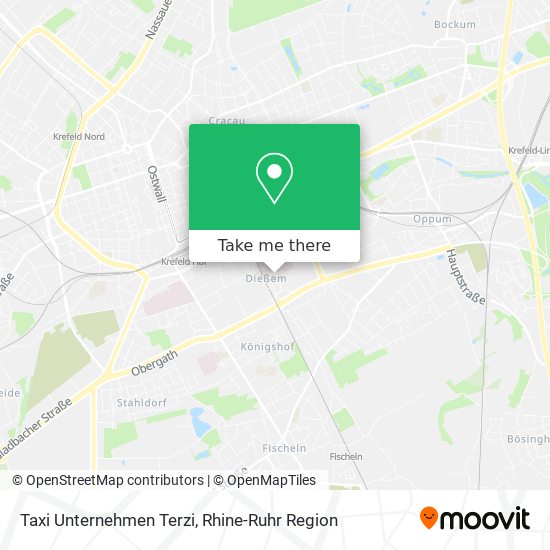 Карта Taxi Unternehmen Terzi