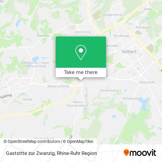 Gaststtte zur Zwanzig map