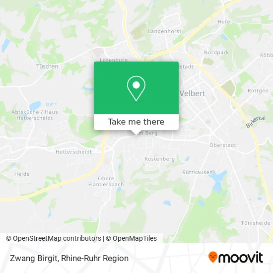 Карта Zwang Birgit