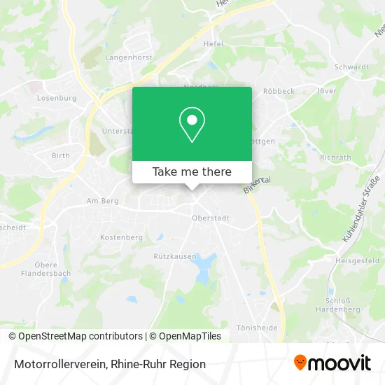 Карта Motorrollerverein