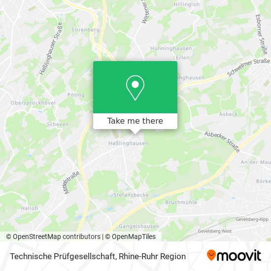 Technische Prüfgesellschaft map