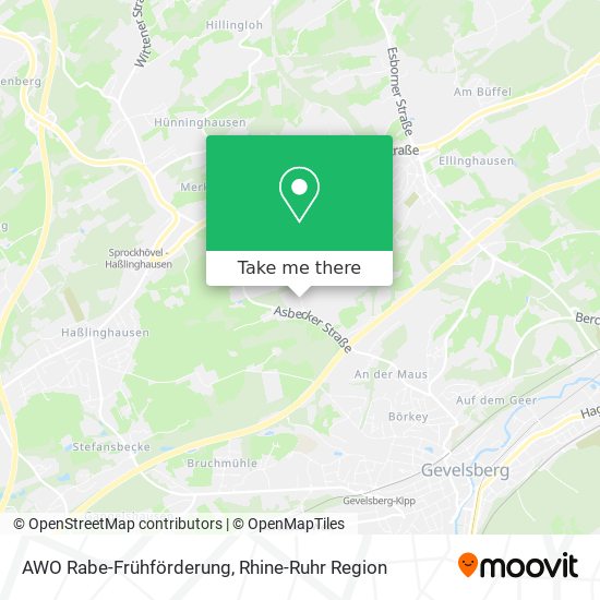 AWO Rabe-Frühförderung map