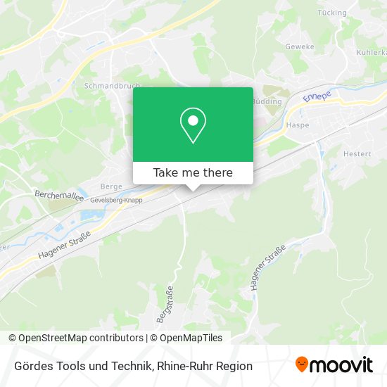 Gördes Tools und Technik map