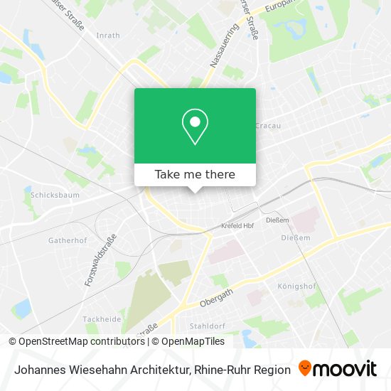 Johannes Wiesehahn Architektur map