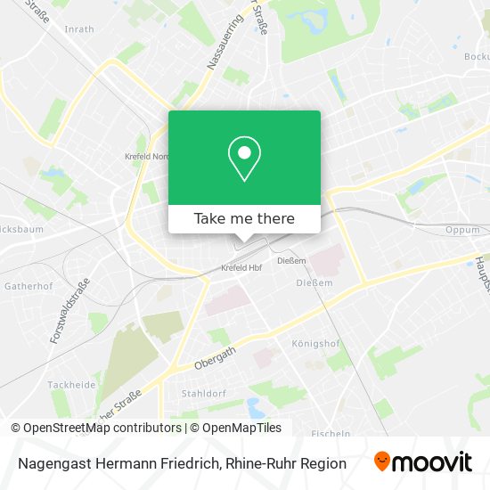 Nagengast Hermann Friedrich map