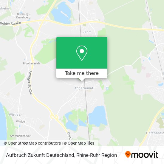Aufbruch Zukunft Deutschland map