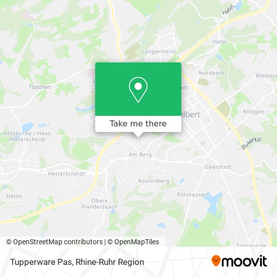 Tupperware Pas map