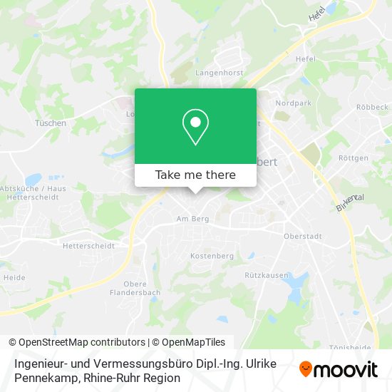 Ingenieur- und Vermessungsbüro Dipl.-Ing. Ulrike Pennekamp map