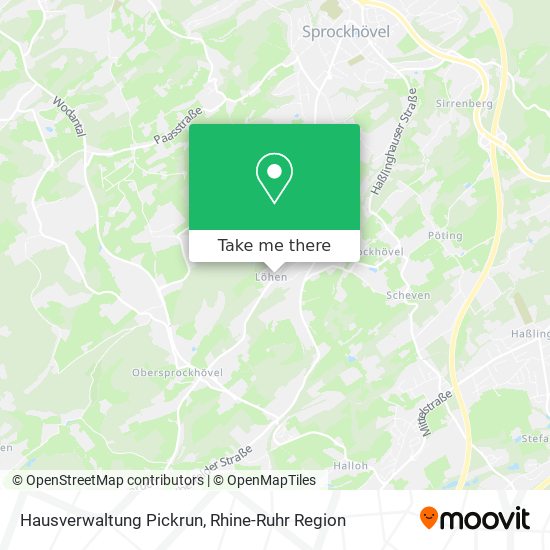 Карта Hausverwaltung Pickrun