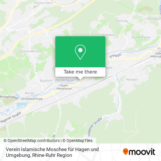 Карта Verein Islamische Moschee für Hagen und Umgebung