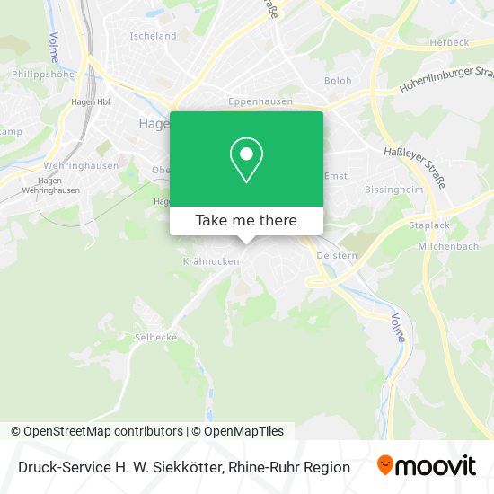 Druck-Service H. W. Siekkötter map
