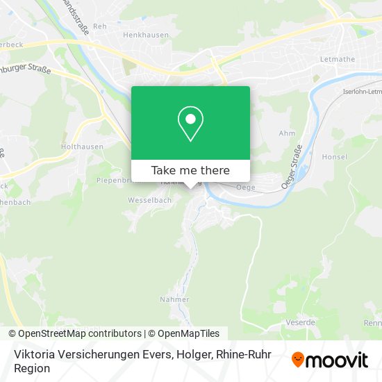Карта Viktoria Versicherungen Evers, Holger