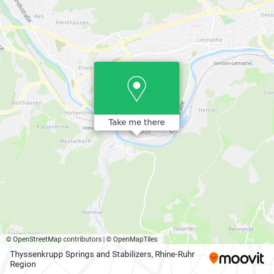 Thyssenkrupp Springs and Stabilizers map