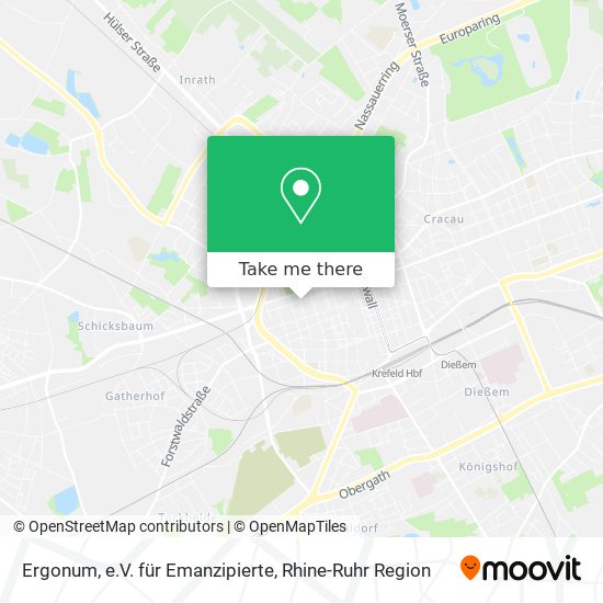 Ergonum, e.V. für Emanzipierte map