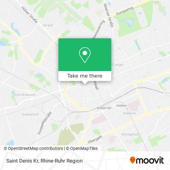 Saint Denis Kr map