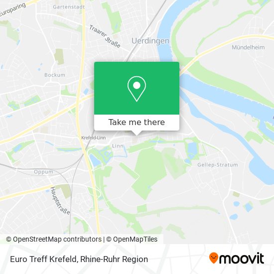 Euro Treff Krefeld map