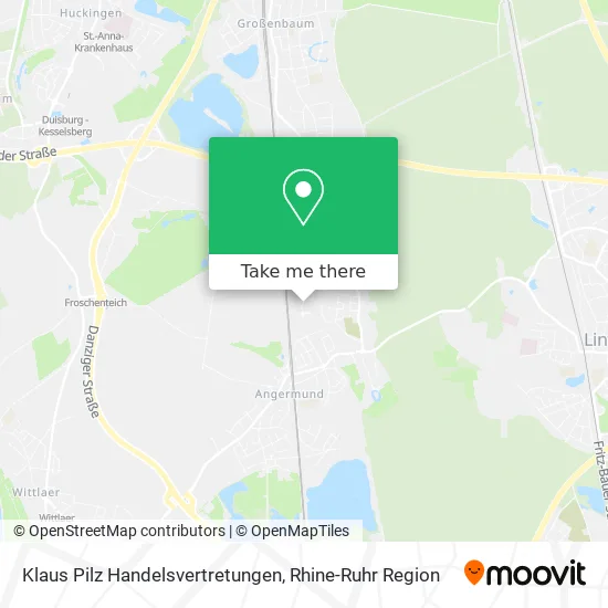 Карта Klaus Pilz Handelsvertretungen