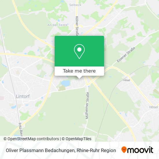 Oliver Plassmann Bedachungen map