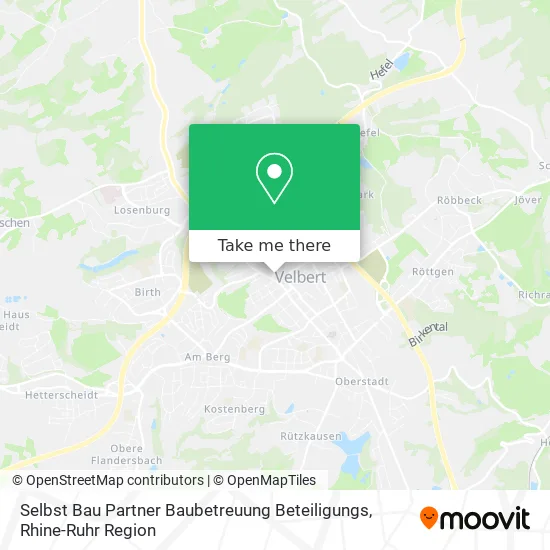 Карта Selbst Bau Partner Baubetreuung Beteiligungs